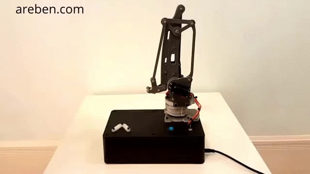 The First Law: a robot arm with a lancet poised over a person's finger, deciding whether to prick it